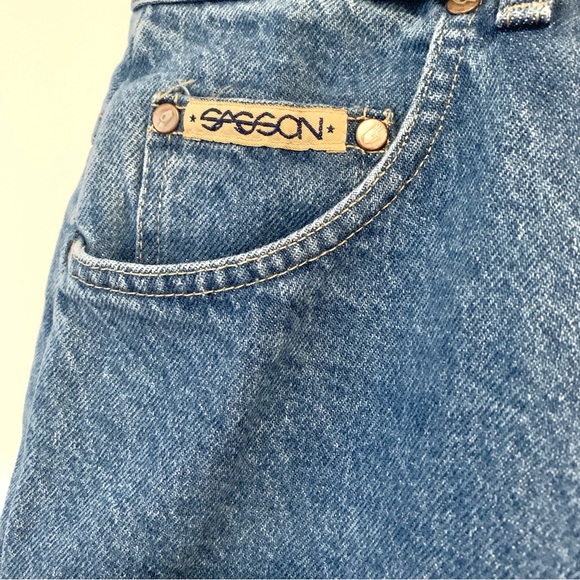 Vintage Sasson Jeans Size 10 Women’s Vintage Denim High Waist Relaxed Fit - Picture 2 of 4